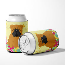 Load image into Gallery viewer, Easter Eggs English Bulldog Red Can or Bottle Hugger BB6122CC