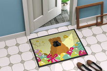 Load image into Gallery viewer, Easter Eggs English Bulldog Red Doormat - 24x36 Decorative Floor Mat – Indoor/Outdoor Rug with Artistic Flair BB6122JMAT