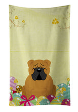 Load image into Gallery viewer, Easter Eggs English Bulldog Red Kitchen Towel – Artistic Dish Towel for Everyday Use BB6122KTWL