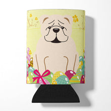 Load image into Gallery viewer, Easter Eggs English Bulldog White Can or Bottle Hugger BB6123CC