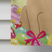 Load image into Gallery viewer, Easter Eggs English Bulldog Fawn Flag Canvas House Size BB6124CHF