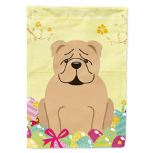 Load image into Gallery viewer, Easter Eggs English Bulldog Fawn Flag Canvas House Size BB6124CHF