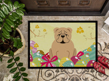Load image into Gallery viewer, Easter Eggs English Bulldog Fawn Doormat - 24x36 Decorative Floor Mat – Indoor/Outdoor Rug with Artistic Flair BB6124JMAT