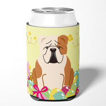 Load image into Gallery viewer, Easter Eggs English Bulldog Fawn White Can or Bottle Hugger BB6125CC
