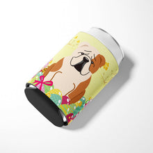 Load image into Gallery viewer, Easter Eggs English Bulldog Fawn White Can or Bottle Hugger BB6125CC