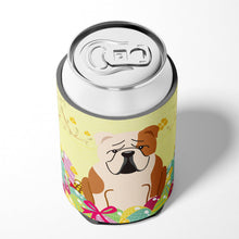 Load image into Gallery viewer, Easter Eggs English Bulldog Fawn White Can or Bottle Hugger BB6125CC
