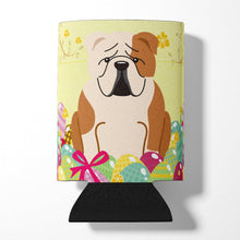 Load image into Gallery viewer, Easter Eggs English Bulldog Fawn White Can or Bottle Hugger BB6125CC
