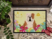 Load image into Gallery viewer, Easter Eggs English Bulldog Fawn White Doormat - 24x36 Decorative Floor Mat – Indoor/Outdoor Rug with Artistic Flair BB6125JMAT