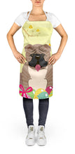 Load image into Gallery viewer, Easter Eggs English Bulldog Grey Brindle  Apron – Artist-Designed Kitchen, BBQ &amp; Craft Apron BB6126APRON