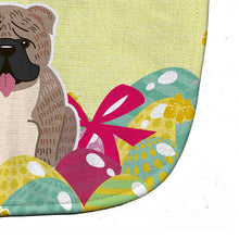 Load image into Gallery viewer, Easter Eggs English Bulldog Grey Brindle  Baby Bib BB6126BIB