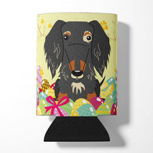 Load image into Gallery viewer, Easter Eggs Wire Haired Dachshund Dapple Can or Bottle Hugger BB6128CC