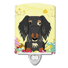 Load image into Gallery viewer, Easter Eggs Wire Haired Dachshund Dapple Ceramic Night Light BB6128CNL