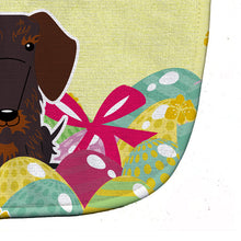 Load image into Gallery viewer, Easter Eggs Wire Haired Dachshund Chocolate Baby Bib BB6129BIB