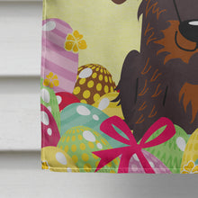 Load image into Gallery viewer, Easter Eggs Wire Haired Dachshund Chocolate Flag Canvas House Size BB6129CHF