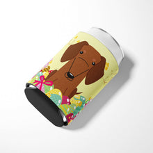 Load image into Gallery viewer, Easter Eggs Dachshund Red Brown Can or Bottle Hugger BB6130CC