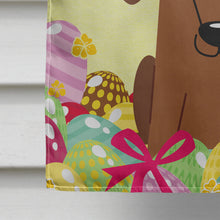 Load image into Gallery viewer, Easter Eggs Dachshund Red Brown Flag Canvas House Size BB6130CHF