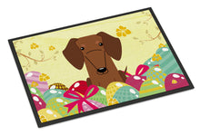 Load image into Gallery viewer, Easter Eggs Dachshund Red Brown Doormat - 24x36 Decorative Floor Mat – Indoor/Outdoor Rug with Artistic Flair BB6130JMAT
