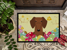 Load image into Gallery viewer, Easter Eggs Dachshund Red Brown Doormat - 18x27 Decorative Floor Mat – Indoor/Outdoor Rug with Artistic Flair BB6130MAT