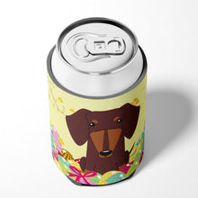 Load image into Gallery viewer, Easter Eggs Dachshund Chocolate Can or Bottle Hugger BB6131CC
