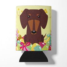 Load image into Gallery viewer, Easter Eggs Dachshund Chocolate Can or Bottle Hugger BB6131CC
