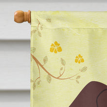 Load image into Gallery viewer, Easter Eggs Dachshund Chocolate Flag Canvas House Size BB6131CHF