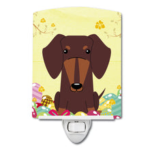 Load image into Gallery viewer, Easter Eggs Dachshund Chocolate Ceramic Night Light BB6131CNL