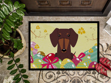 Load image into Gallery viewer, Easter Eggs Dachshund Chocolate Doormat - 24x36 Decorative Floor Mat – Indoor/Outdoor Rug with Artistic Flair BB6131JMAT