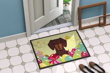 Load image into Gallery viewer, Easter Eggs Dachshund Chocolate Doormat - 24x36 Decorative Floor Mat – Indoor/Outdoor Rug with Artistic Flair BB6131JMAT