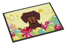 Load image into Gallery viewer, Easter Eggs Dachshund Chocolate Doormat - 18x27 Decorative Floor Mat – Indoor/Outdoor Rug with Artistic Flair BB6131MAT