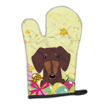 Load image into Gallery viewer, Easter Eggs Dachshund Chocolate Oven Mitt BB6131OVMT