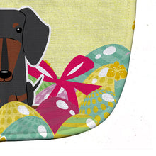 Load image into Gallery viewer, Easter Eggs Dachshund Black Tan Baby Bib BB6132BIB