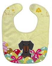 Load image into Gallery viewer, Easter Eggs Dachshund Black Tan Baby Bib BB6132BIB