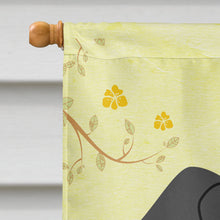 Load image into Gallery viewer, Easter Eggs Dachshund Black Tan Flag Canvas House Size BB6132CHF