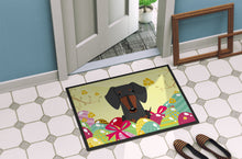 Load image into Gallery viewer, Easter Eggs Dachshund Black Tan Doormat - 18x27 Decorative Floor Mat – Indoor/Outdoor Rug with Artistic Flair BB6132MAT