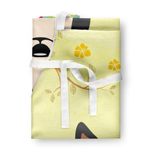 Load image into Gallery viewer, Easter Eggs Bull Terrier Black White Apron – Artist-Designed Kitchen, BBQ &amp; Craft Apron BB6133APRON