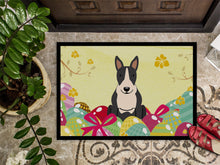Load image into Gallery viewer, Easter Eggs Bull Terrier Black White Doormat - 24x36 Decorative Floor Mat – Indoor/Outdoor Rug with Artistic Flair BB6133JMAT