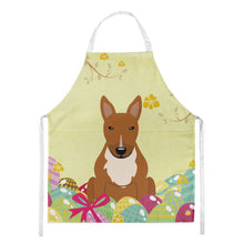 Load image into Gallery viewer, Easter Eggs Bull Terrier Red Apron – Artist-Designed Kitchen, BBQ &amp; Craft Apron BB6134APRON