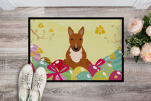 Load image into Gallery viewer, Easter Eggs Bull Terrier Red Doormat - 24x36 Decorative Floor Mat – Indoor/Outdoor Rug with Artistic Flair BB6134JMAT