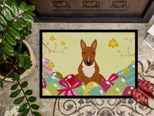 Load image into Gallery viewer, Easter Eggs Bull Terrier Red Doormat - 18x27 Decorative Floor Mat – Indoor/Outdoor Rug with Artistic Flair BB6134MAT