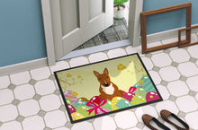 Load image into Gallery viewer, Easter Eggs Bull Terrier Red Doormat - 18x27 Decorative Floor Mat – Indoor/Outdoor Rug with Artistic Flair BB6134MAT