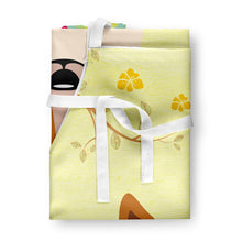 Load image into Gallery viewer, Easter Eggs Bull Terrier Red White Apron – Artist-Designed Kitchen, BBQ &amp; Craft Apron BB6135APRON