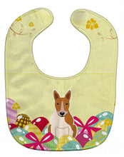 Load image into Gallery viewer, Easter Eggs Bull Terrier Red White Baby Bib BB6135BIB