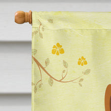 Load image into Gallery viewer, Easter Eggs Bull Terrier Red White Flag Canvas House Size BB6135CHF