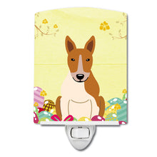 Load image into Gallery viewer, Easter Eggs Bull Terrier Red White Ceramic Night Light BB6135CNL
