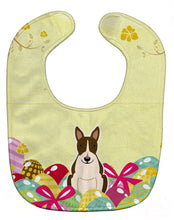Load image into Gallery viewer, Easter Eggs Bull Terrier Dark Brindle Baby Bib BB6136BIB