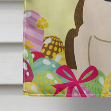 Load image into Gallery viewer, Easter Eggs Bull Terrier Dark Brindle Flag Canvas House Size BB6136CHF
