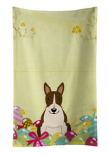 Load image into Gallery viewer, Easter Eggs Bull Terrier Dark Brindle Kitchen Towel – Artistic Dish Towel for Everyday Use BB6136KTWL