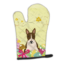 Load image into Gallery viewer, Easter Eggs Bull Terrier Dark Brindle Oven Mitt BB6136OVMT