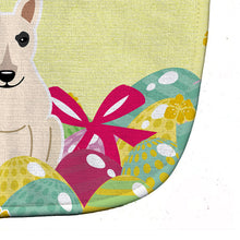 Load image into Gallery viewer, Easter Eggs Bull Terrier White Baby Bib BB6138BIB