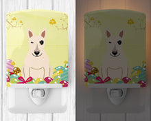 Load image into Gallery viewer, Easter Eggs Bull Terrier White Ceramic Night Light BB6138CNL